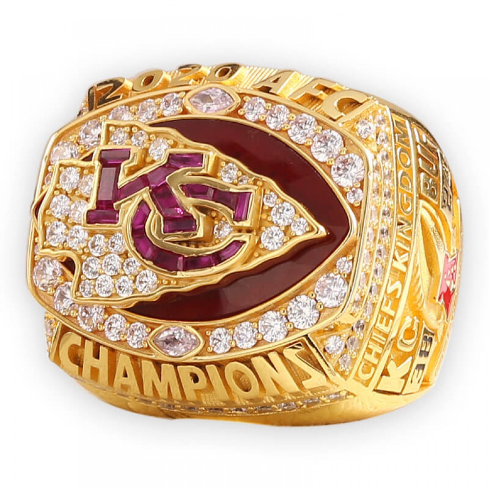 AFC 2020 Kansas City Chiefs Men's Football World Replica Championship Ring