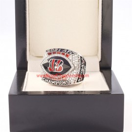 AFC 2021 Cincinnati Bengals Men's Football World Championship Ring
