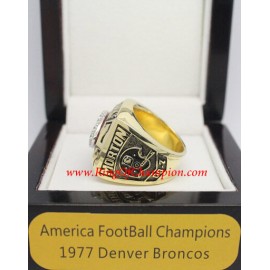 1977 Denver Broncos America Football Conference Championship Ring, Custom Denver Broncos Champions Ring