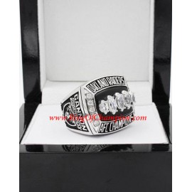 2002 Oakland Raiders America Football Conference Championship Ring, Custom Oakland Raiders Champions Ring