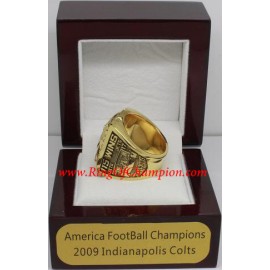 2009 Indianapolis Colts America Football Conference Championship Ring, Custom Indianapolis Colts Champions Ring