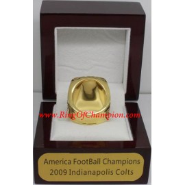2009 Indianapolis Colts America Football Conference Championship Ring, Custom Indianapolis Colts Champions Ring