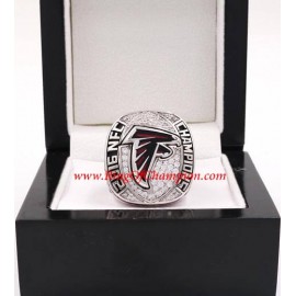 2016 Atlanta Falcons NFC Men's Football Replica Championship Ring, Custom Atlanta Falcons Champions Ring