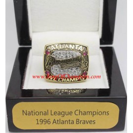 1996 Atlanta Braves National League Baseball Championship Ring, Custom Atlanta Braves Champions Ring