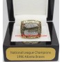 1996 Atlanta Braves National League Baseball Championship Ring, Custom Atlanta Braves Champions Ring