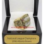 1996 Atlanta Braves National League Baseball Championship Ring, Custom Atlanta Braves Champions Ring