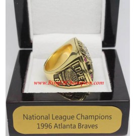1996 Atlanta Braves National League Baseball Championship Ring, Custom Atlanta Braves Champions Ring