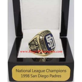 1998 San Diego Padres National League Baseball Championship Ring, Custom San Diego Padres Champions Ring