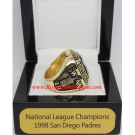 1998 San Diego Padres National League Baseball Championship Ring, Custom San Diego Padres Champions Ring