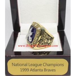 1999 Atlanta Braves National League Baseball Championship Ring, Custom Atlanta BravesChampions Ring
