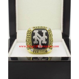 2000 New York Mets National League Baseball Championship Ring, Custom New York Mets Champions Ring