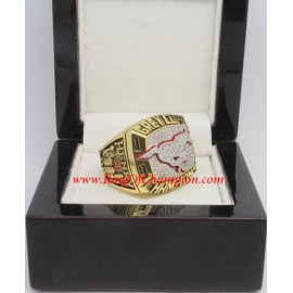 1998 Calgary Stampeders The 86th Grey Cup Championship Ring, Custom Calgary Stampeders Champions Ring