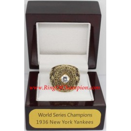 1936 New York Yankees World Series Championship Ring, Custom New York Yankees Champions Ring