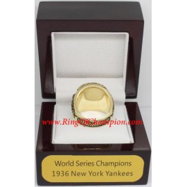 1936 New York Yankees World Series Championship Ring, Custom New York Yankees Champions Ring