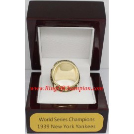 1939 New York Yankees World Series Championship Ring, Custom New York Yankees Champions Ring