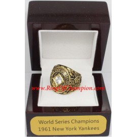 1961 New York Yankees World Series Championship Ring, Custom New York Yankees Champions Ring