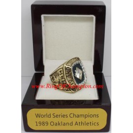 1989 Oakland Athletics World Series Championship Ring, Custom Oakland Athletics Champions Ring