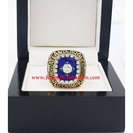1995 Atlanta Braves World Series Championship Ring, Custom Atlanta Braves Champions Ring
