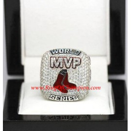 2013 Boston Red Sox MVP ORTIZ 3X World Series Championship Ring, Custom Boston Red Sox Ring
