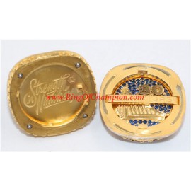 2018 Golden State Warriors Reversible Championship Ring, Twisting Off Top Warriors Ring