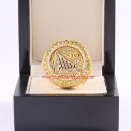 NBA 2022 Golden State Warriors Men's Basketball World Championship Ring Upgrade Top Open Version