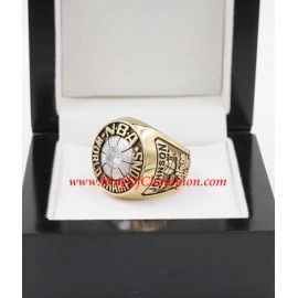 1977 - 1978 Washington Bullets Basketball World Championship Ring, Custom Washington Bullets Champions Ring