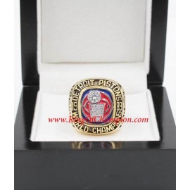 1988 - 1989 Detroit Pistons Basketball World Championship Ring, Custom Detroit Pistons Champions Ring