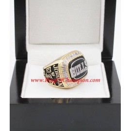 1991 - 1992 Chicago Bulls Basketball World Championship Ring, Custom Chicago Bulls Champions Ring