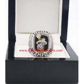 2011 - 2012 Miami Heat Basketball World Championship Ring, Custom Miami Heat Champions Ring