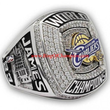 2015–2016 Cleveland Cavaliers Basketball Replica World Championship FAN Ring, Custom Cleveland Cavaliers Ring
