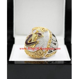 2015–2016 Cleveland Cavaliers Basketball Replica World Championship Ring, Custom Cleveland Cavaliers Ring