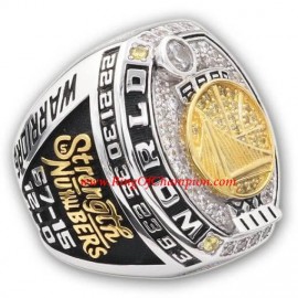 2017 Golden State Warriors Basketball World Championship FAN Ring, Custom Champions Ring