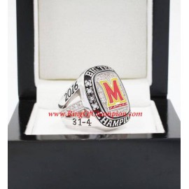 2016 Michigan Wolverines Big Ten Ice Hockey Lacrosse College Championship Ring