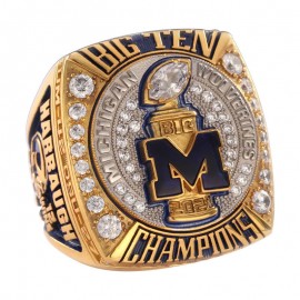 Big Ten 2021 Michigan Wolverines College Men's Football Championship Ring--Presell