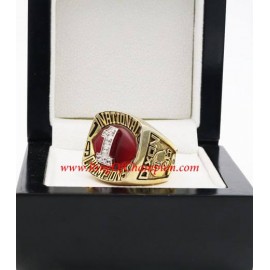1985 Oklahoma Sooners Men's Football NCAA National College Championship Ring