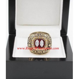 1995 Nebraska Cornhuskers Men's Football NCAA National College Championship Ring