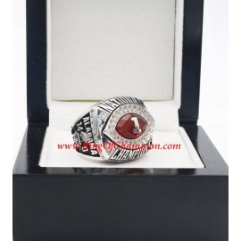 2009 Alabama Crimson Tide Men's Footaball BCS championship ring, Custom Alabama Crimson Tide Champions Ring