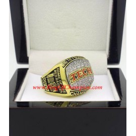 2008 Texas Tech Red Raiders Men's Football Big 12 Championship Ring, Custom Texas Tech Red Raider Champions Ring