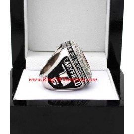 2015 Oklahoma Sooners Men's Football Big 12 Championship Ring, Custom Oklahoma Sooners Champions Ring