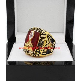 1995 Nebraska Cornhuskers Big 8 Men's Football College Championship Ring, Custom Nebraska Cornhusker Champions Ring