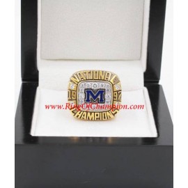 Big Ten 1997 Michigan State Spartans Football Rose Bowl College Championship Ring