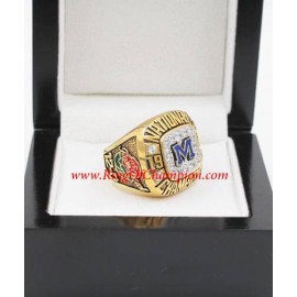 Big Ten 1997 Michigan State Spartans Football Rose Bowl College Championship Ring