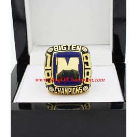 1998 Michigan Wolverines Big Ten Men's Football College Championship Ring