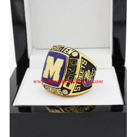1998 Michigan Wolverines Big Ten Men's Football College Championship Ring