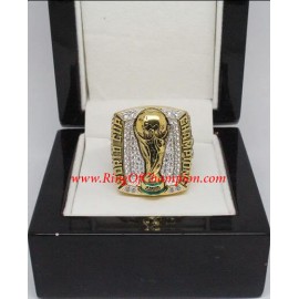 2014 FIFA Germany Football Brazil 20th World Cup Championship Ring, Custom World Cup Champions Ring