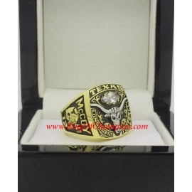2007 Texas Longhorns Men's Football Holiday Bowl College championship ring