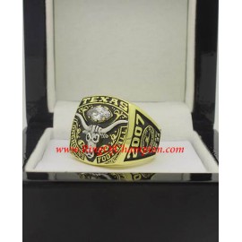 2007 Texas Longhorns Men's Football Holiday Bowl College championship ring