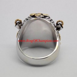 2023 The Expend4bles Stallone Lucky Ring, 2023 The Expendables 4 Lucky ring, The Expendables Skeleton Skull Lucky Ring
