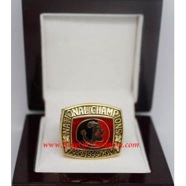 2013 Florida State Seminoles Men's Football NCAA National College Championship FAN Ring