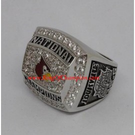 2013 Louisville Cardinals Men's Football NCAA National College Championship Ring